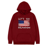 Let'S Go Brandon Hoodie Winter Letter Pattern Hooded Sweater