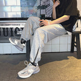 Men Pants Casual Pants Men Ankle-Tied Loose Track Sweatpants
