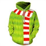 Grinch Hoodie Halloween Christmas Joy Grinch 3d Printed Hoodie