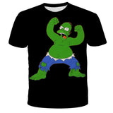 Homer Simpson Shirt Printed Casual Trendy round Neck