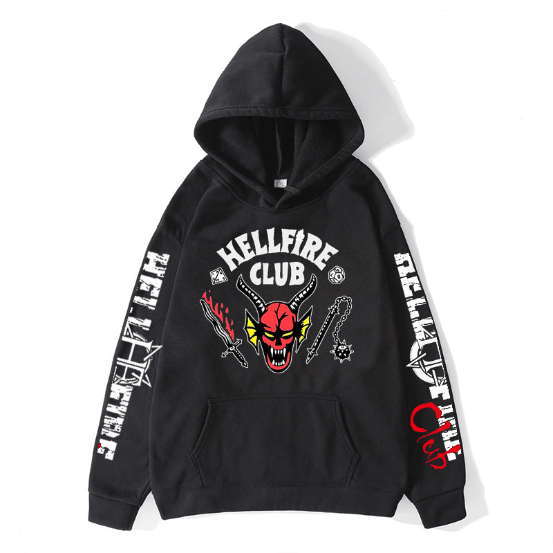 Stranger Things Hoodie Printed Sweater Loose Pullover