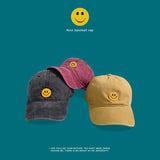 Smiley Face Cap Baseball Cap Summer Peaked Cap