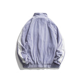 Varsity Jacket Vintage Autumn New Fresh Campus Jacket Unisex Style Stitching Long Sleeve Embroidered Coat for Men