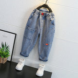 Toddler Boys Pants Children's Autumn Clothing Pants Boys Spring and Autumn Jeans