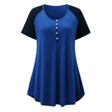 Maternity Clothes Dress plus Size Dress round Neck Short Sleeve Maternity Dress