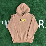 Drew House Smiley Letter Sweater Casual Trend Loose Couple Fleece-Lined Hoodie