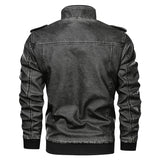 Black Varsity Jacket Racer Jacket Motorcycle Riding Racing Suit Cowhide Motorcycle Leather Coat for Men Fall/Winter Jacket