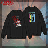 Stranger Things Hellfire Club Coat Peripheral Sweatshirt Stranger Things round-Neck Pullover