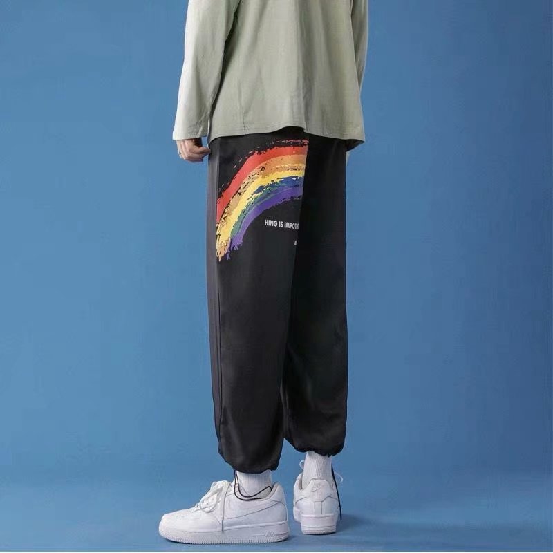 Men Pants Men's Summer Loose Leisure Sports Spring and Autumn