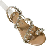 Women Open Toe Sands Flats Summer Low Heel Bohemian Sandals