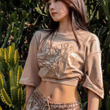 Travis Scott Astroworld Shirt Patchwork Short-Sleeved T-shirt Casual Short T