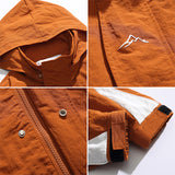 Men Jacket Spring Men's Stitching Baggy Casual Jacket Coat