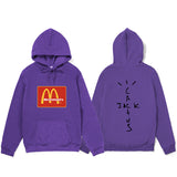 Cactus Jack McDonalds Hoodie Autumn and Winter Fashion Men's and Women's Sweater