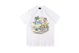 Cpfm T Shirt Vintage Printed Men's Loose Short Sleeve T-shirt