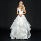 Lady Gaga Dress Backless Lace Mid-Waist Small Trailing Simple Wedding Dress Dress
