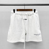Fog Fear of God Essentials Shorts Double-Line Velvet Shorts Reflective Drawstring Shorts