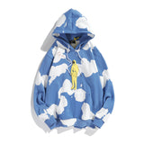 Cactus Flea Market Hoodie White Cloud Loose Men's Women's Pullover Long Sleeve Pullover