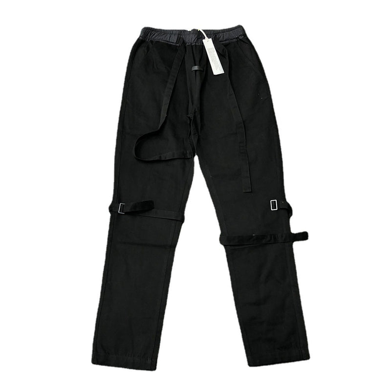 Fog Fear of God Essentials Pant Trousers Drawstring Ribbon Casual Loose Cargo Pants Men