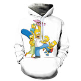 Homer Simpson Shirt Spring and Autumn Anime Digital Printing Fashion