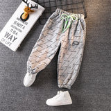 Toddler Boys Pants Boys' Pants Spring and Autumn Sports Casual Pants