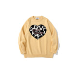 Mens Fall Outfits Cartoon Knitwear Men's and Women's Sweaters Student Hip Hop Cute Casual Couple Outfit Top