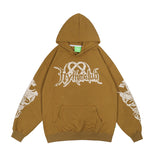 Mens Fall Outfits Printing Suit Hoodie Sweater Autumn Loose Casual Hooded Long Sleeve T-shirt Men
