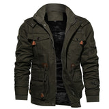 Blade Runner Jacket Autumn and Winter Men's Army Fan Cotton Jacket Fleece Padded Coat