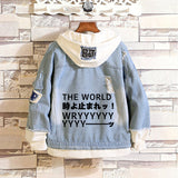 Comic Denim Jacket Anime Denim Jacket Coat