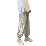Men Pants Men's Autumn Loose Track Pants Autumn and Winter Leisure Trousers
