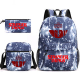 Stranger Things Hellfire Club Backpack Stranger Things Backpack Three-Piece Set