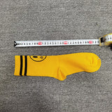 Drew House Drew Smiley Face Long Socks Fashion Brand Men and Women Couple Casual Cotton Mid-Calf Length Socks