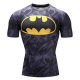 Marvel T Shirt Tight Men's Sports Fitness 3D Men's Clothing