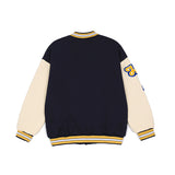 Baby Blue Varsity Jacket Loose Men and Women Autumn Coat Baseball Uniform Jacket