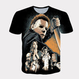 Michael Myers T Shirt Summer 3D Digital Printed T-shirt