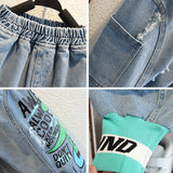 Toddler Boys Pants Boy Cartoon Jeans Baggy Jogger Pants