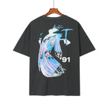 Rrr123 T Shirt Limited Hand-Painted Retro Nostalgic T-shirt