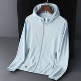 Sun Resistant Clothes UPF50 Summer Breathable Ice Silk Hooded Jacket