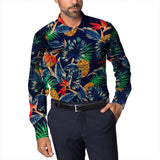 Men Beach T Shirts Spring Men's Cool Long Sleeve Shirt