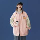 Jock Jacket Couple Jacket Men's Autumn Loose Casual Cotton Baseball Uniform Men's Clothing