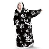 Hoodies Blankets Large Pocket Lazy Blanket Fleece Lamb Wool Bathrobe