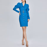 Women Spring Dress Fashion Puffy Skirt Waist-Tight Suit Skirt Women's Long