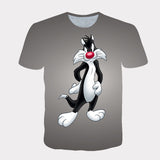Bugs Bunny Shirt Spring and Summer Men's Short-Sleeved Printed T-shirt