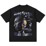 Kobe Shirt Kobe Commemorative Printed Short-Sleeved T-shirt Loose Heavy Cotton