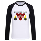 Stranger Things Hellfire Club T Shirt Printed Top Men's and Women's Short-Sleeved T-shirt