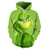 Grinch Hoodie 3d Grinch Printed Christmas Sweater Men And Women Can Wear