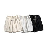 Men Shorts Summer Men's Letter Embroidery Casual Short Sleeve