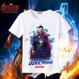 Marvel T Shirt Clothes Men's Marvel Movie Iron Man Short Sleeve T-shirt