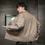 Corduroy Varsity Jacket Men's Autumn Corduroy Youth Men's Jacket Men's Top Clothing