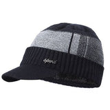 Men Winter Hats Men's Winter Hat Thermal Knitting Woolen Cap Men's Winter