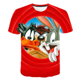 Bugs Bunny Shirt Men's Cartoon Animation Printed T-shirt